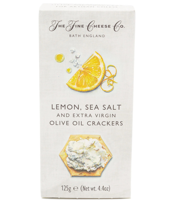 Lemon, Sea Salt and Extra Virgin Olive Oil Crackers